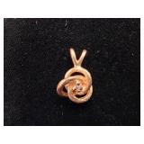 14K Gold & Diamond "Lover