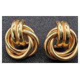 Fine Pair of Vintage 14K "Lover