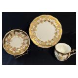 Royal Albert "Royalty Gold " 3 Pcs High Tea Set