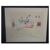 Original "Ippolito" Signed Mixed Media On Paper