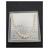 Vintage "Dogeared" Friendship Pearls 18" Necklace