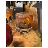 Vintage Amber Rotating Emergency Beacon Light