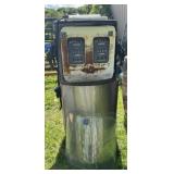 Vtg 1960s Mobil "Round" Gas Pump