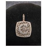 Vintage "Lori Bonn" 925 Pendant "C is for Chic"