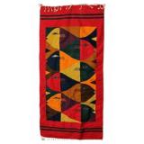 Rug Flat Weave with Fish - 5