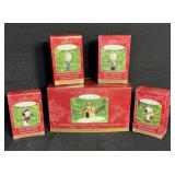 Vintage " Peanuts " Christmas Ornaments