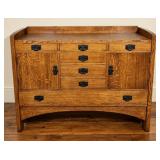 Fine "Stickley" Mission Oak Server / Sideboard