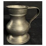 Vintage Pewter "Bellied" Tavern Mug
