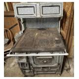 Antique "Home Comfort" Enameled Iron Cook Stove