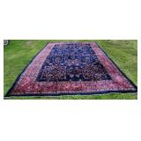 Rug - Sarouk - Midnight Blue Field 10