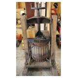 Large Wood & Iron Antique "Keystone Cider Mill"