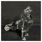 Vintage Baccarat Sea Lion Sculpture "L Vanderveen"