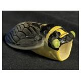 Vintage "Louis Sicard" Ceramic Cicada Wall Pocket