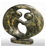 Vintage Shona Stone Sculpture "Ring of Love "