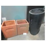 Assorted used planters