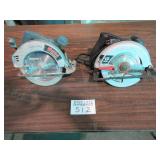 2 7 1/4' 12 Amp Circular Saws