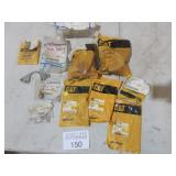 Assorted CAT buffers, brackets, strap, hook, etc