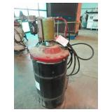 Ram grease barrel with dolly