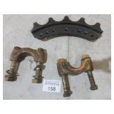 Assorted CAT Parts - bearing cap, sprocket segment