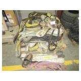 Huge Pallet of tow, rachet, lifting /sling straps