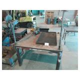 Staationary Heavy Steel Welding Work Table + Vice
