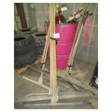 Ten 30' floor squeegees