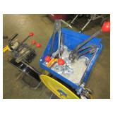 Kleton and YBECO Strapping Dispenser Carts