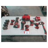 Mixed Lot - Impact drills, Grinder, Sawzall, etc