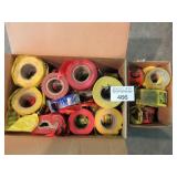 Boxes of Caution, Danger, Do Not Enter ribbons