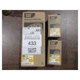 3 CAT hydraulic oil filters