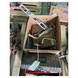 Toolbox W/ Sel of Sockets, Wrenches, Pipe Wrench,