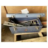 Metal Beach Toolbox W/ Contents Incl.