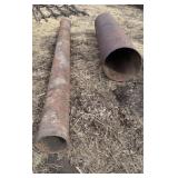 2 Steel Pipes