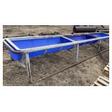 15' Steel Framed Poly Feed Trough