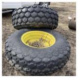 Pair of Firestone 18.4-26 Turf Tires