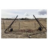 32' Draw Bar W/ 2 - 3' 3' Harrows
