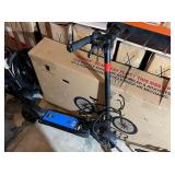 Fluid electric scooter missing pieces/damaged