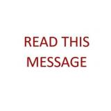 Please read this message
