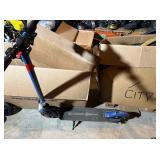 Fleetness electric scooter partially disassembled