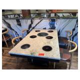 Cenhot Commercial Korean barbecue grill table