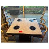 Cenhot Commercial Korean barbecue grill table