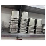 (43) stainless steel food storage containers