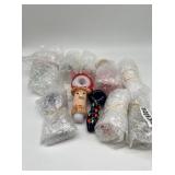 (10) glass/ceramic pipes different designs