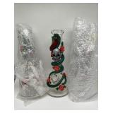 (3) cobra skull bongs thick glass