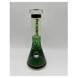 (3) Phoenix star glass bong green