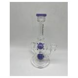 Purple Phoenix star glass bong 10 inches tall new