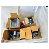 Lot of conduit clamps and more