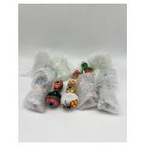 (10) glass/ceramic pipes different designs