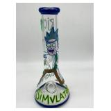 Rick and Morty bong thick glass