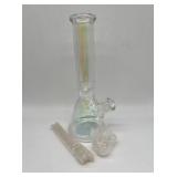 (7) iridescent bongs thick glass